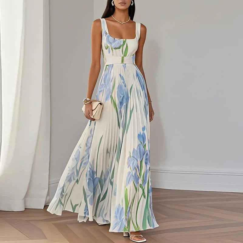 Oriah™ | Floral A-Line Maxi Dress 0