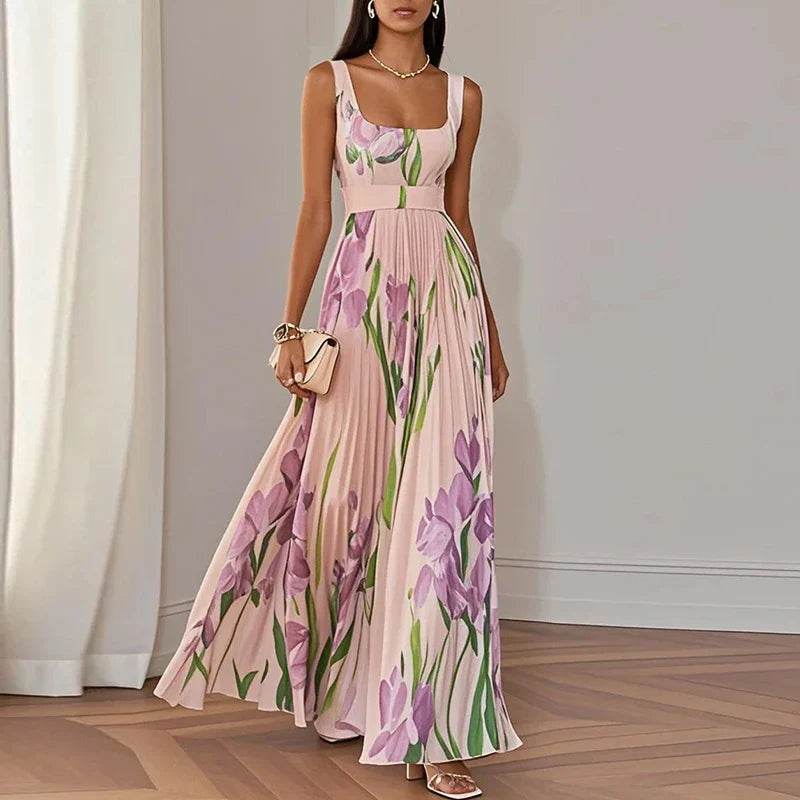 Oriah™ | Floral A-Line Maxi Dress 1