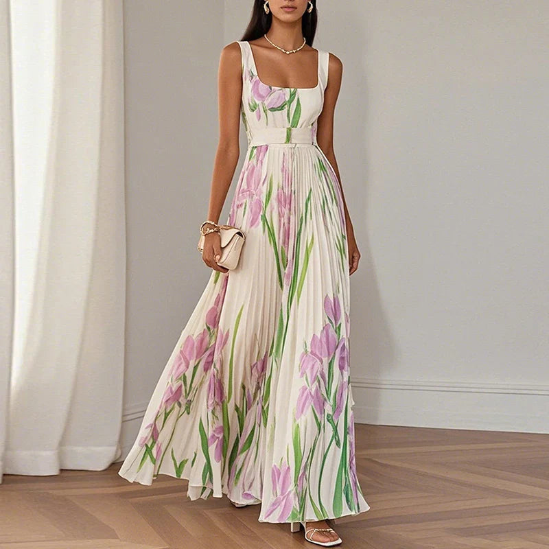 Oriah™ | Floral A-Line Maxi Dress 2
