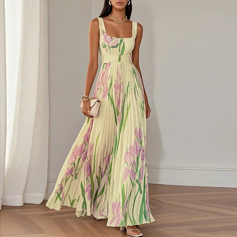 Oriah™ | Floral A-Line Maxi Dress 3