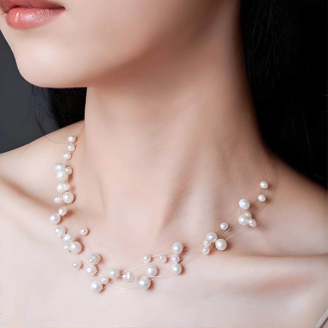 Pearlline™ | Cascading Necklace 0