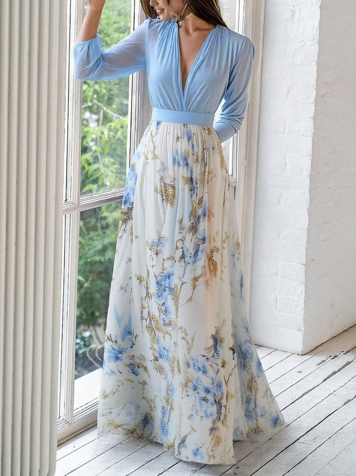Peniel™ | Elegant Floral Maxi Dress 1