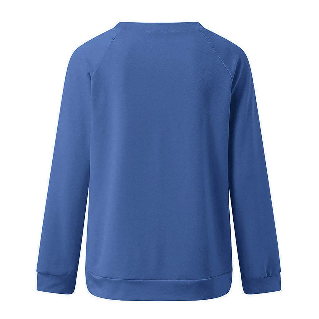 Nadelle | Ribbed Crew Neck Pullover Sweatshirt for Women