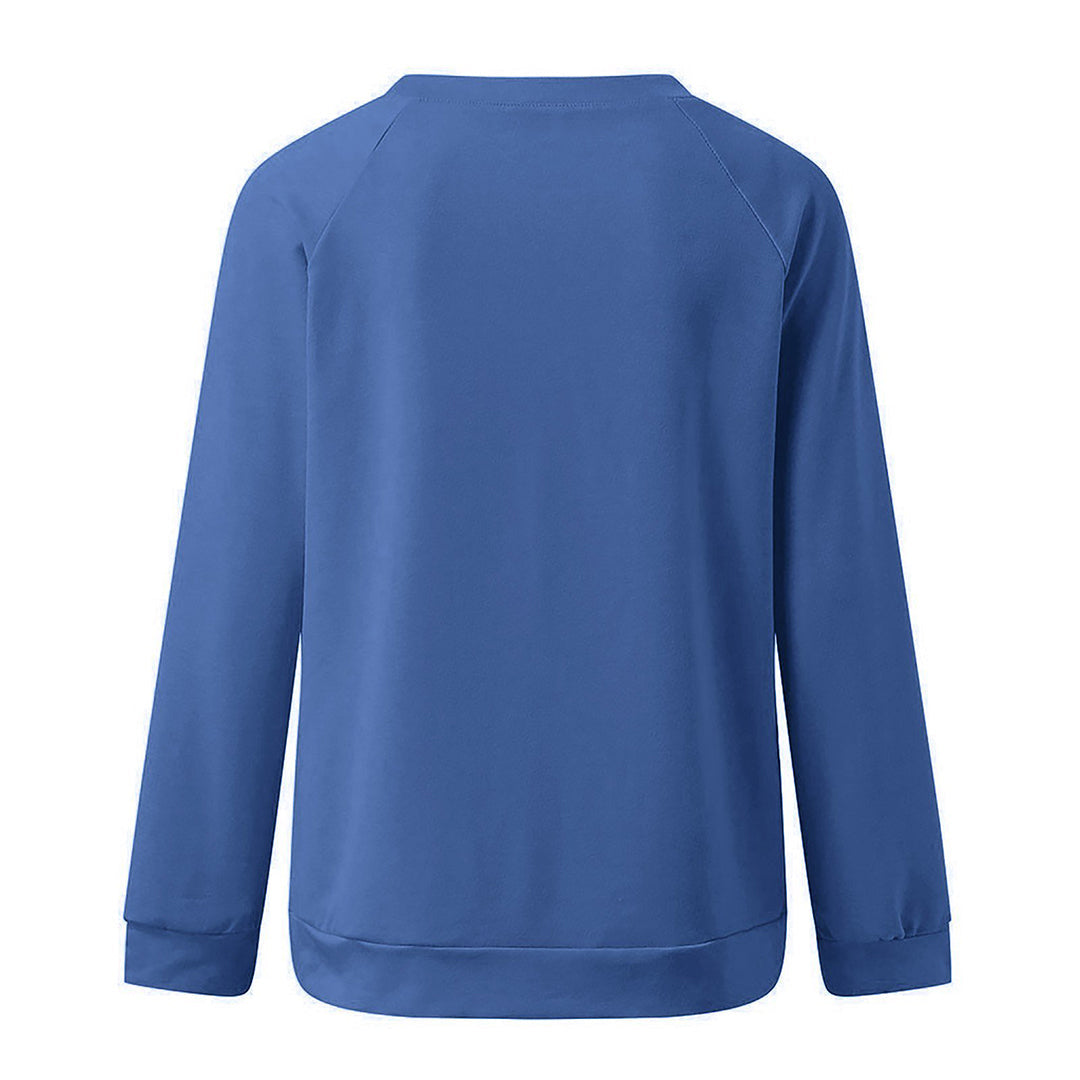 Nadelle | Ribbed Crew Neck Pullover Sweatshirt for Women
