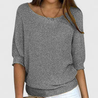 Nadine | Women's Knit Pullover Sweater – Casual Outings