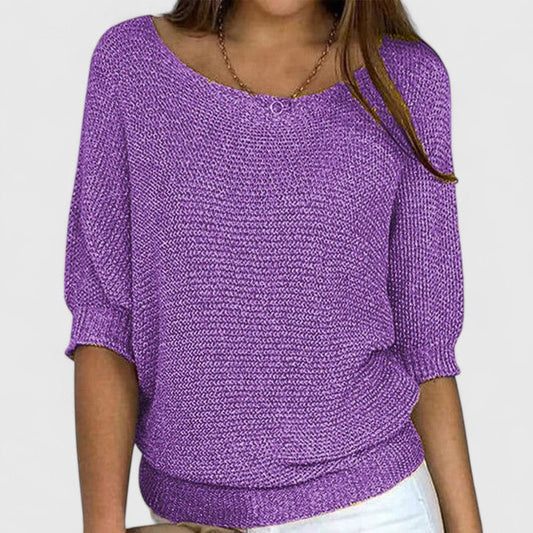 Nadine | Women's Knit Pullover Sweater – Casual Outings