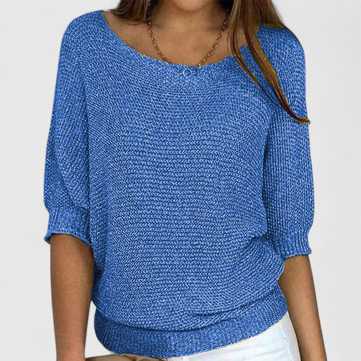 Nadine | Women's Knit Pullover Sweater – Casual Outings