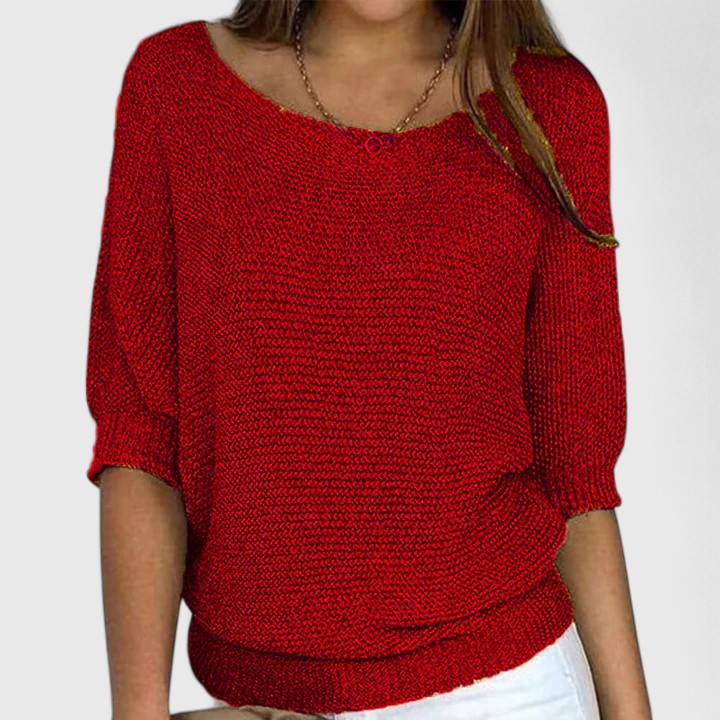 Nadine | Women's Knit Pullover Sweater – Casual Outings