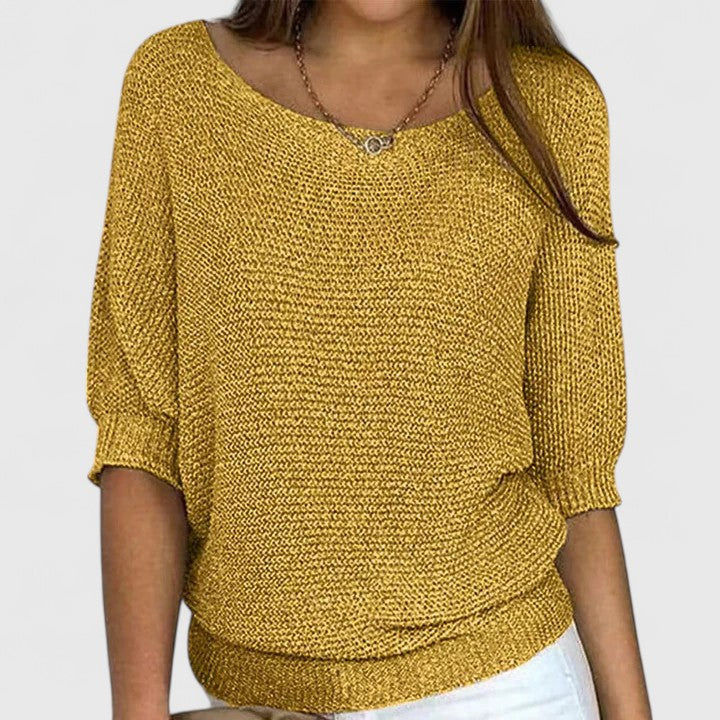 Nadine | Women's Knit Pullover Sweater – Casual Outings