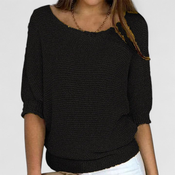 Nadine | Women's Knit Pullover Sweater – Casual Outings