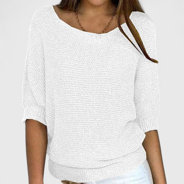 Nadine | Women's Knit Pullover Sweater – Casual Outings