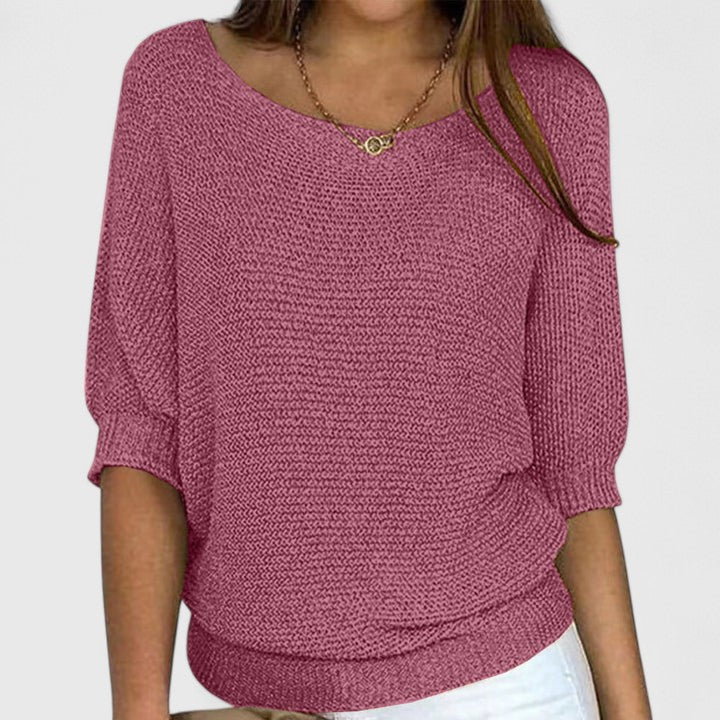 Nadine | Women's Knit Pullover Sweater – Casual Outings