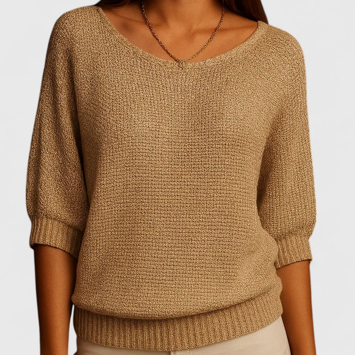 Nadine | Women's Knit Pullover Sweater – Casual Outings