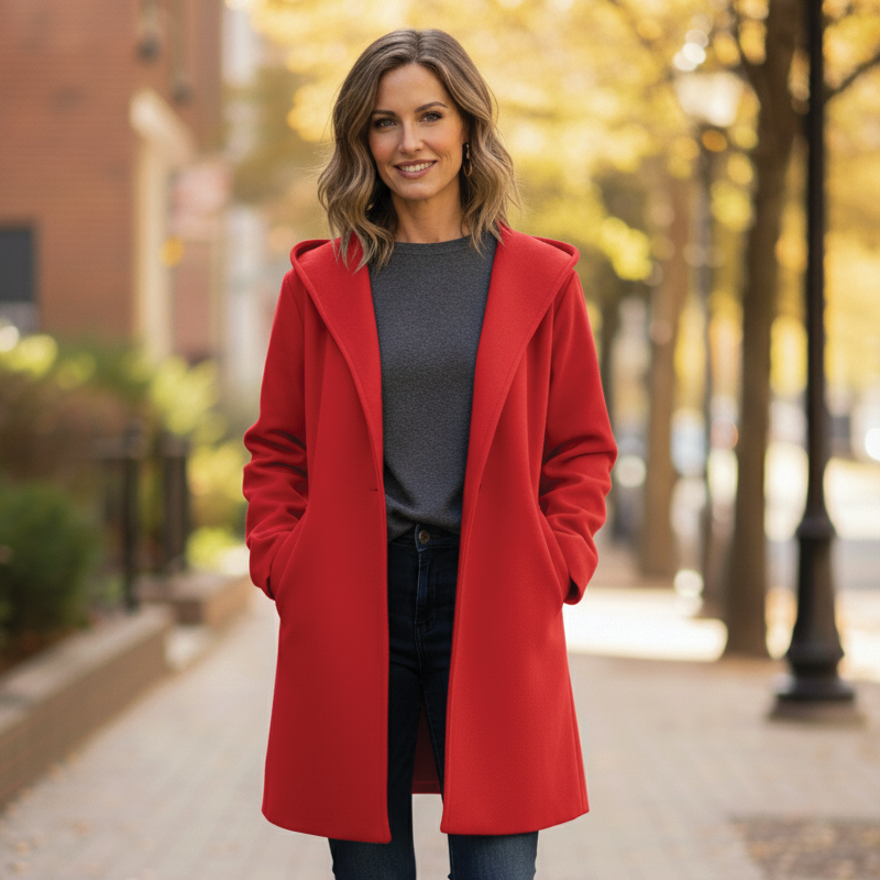 Adelaide | Quilted Hooded Oversized Winter Coat for Women