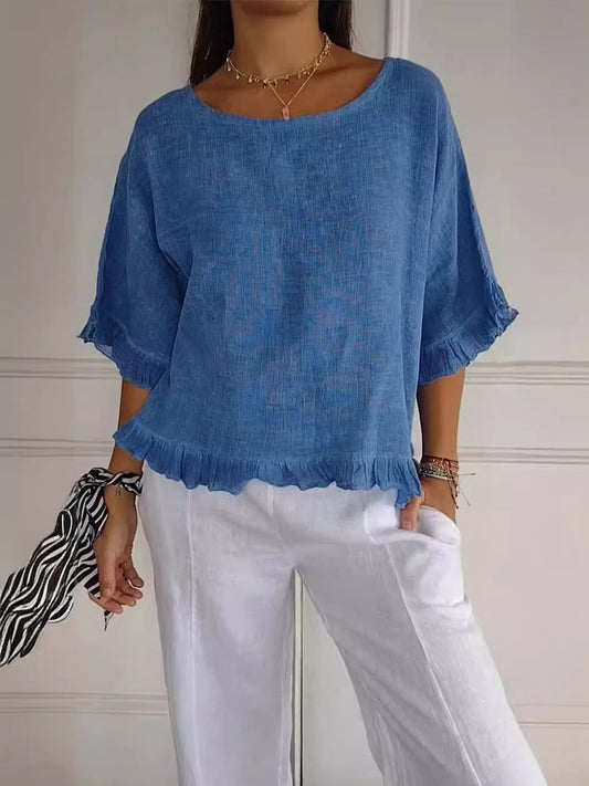 Romina™ | Breezy Essential Knit Top 0