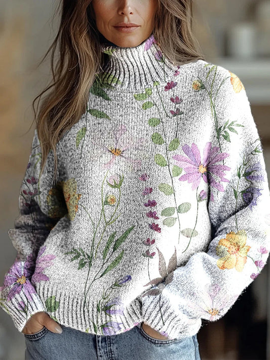 Rynelle - Autumn Glow Turtleneck Sweater