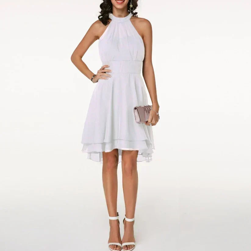 Finja | Halter Layered Cocktail Dress for Women