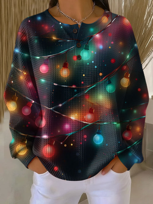 Sanna | Christmas Sweater with Lanterns and Cozy Vibes 0