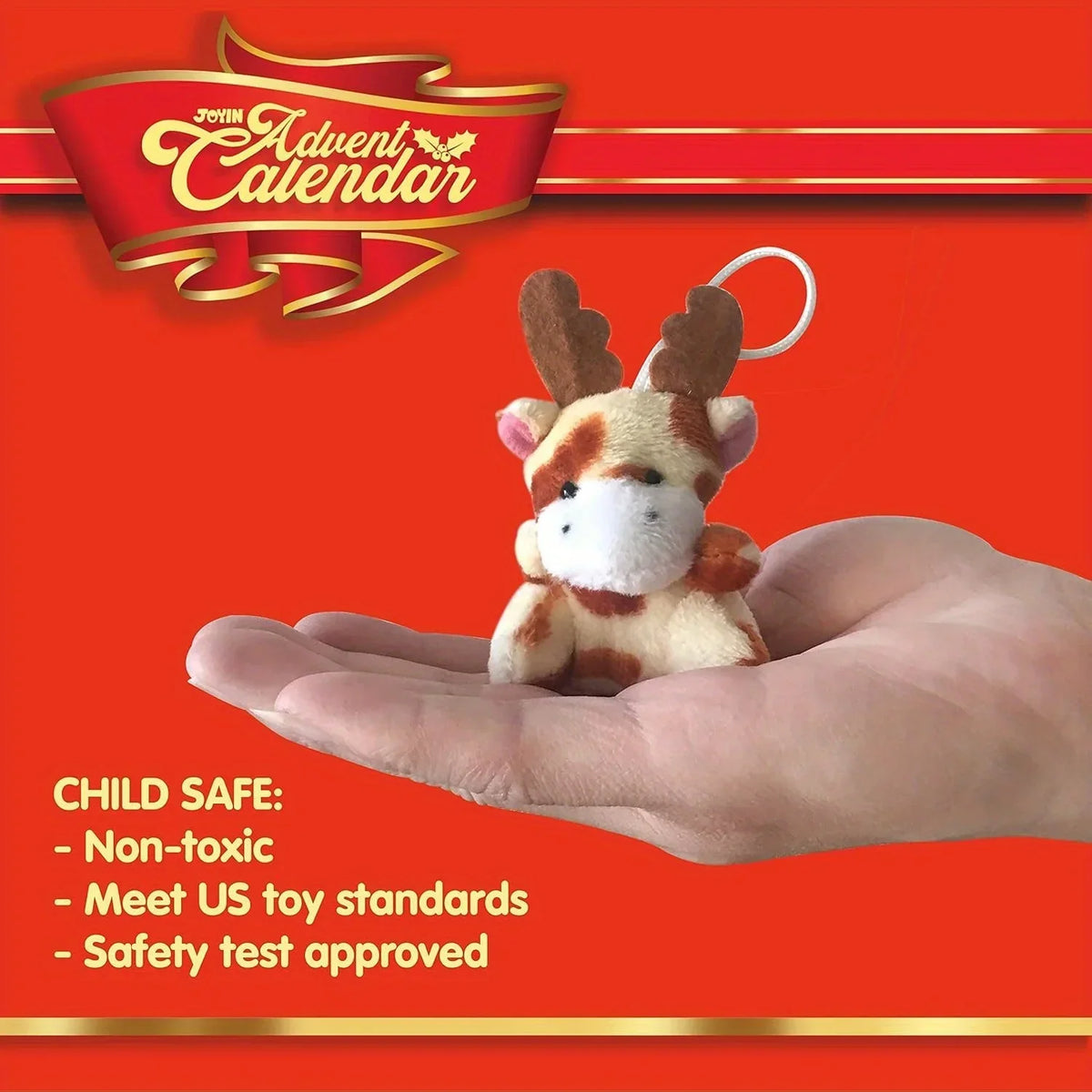 PLUSH ADVENT CALENDAR FOR KIDS – 24 MINI ANIMAL TOYS