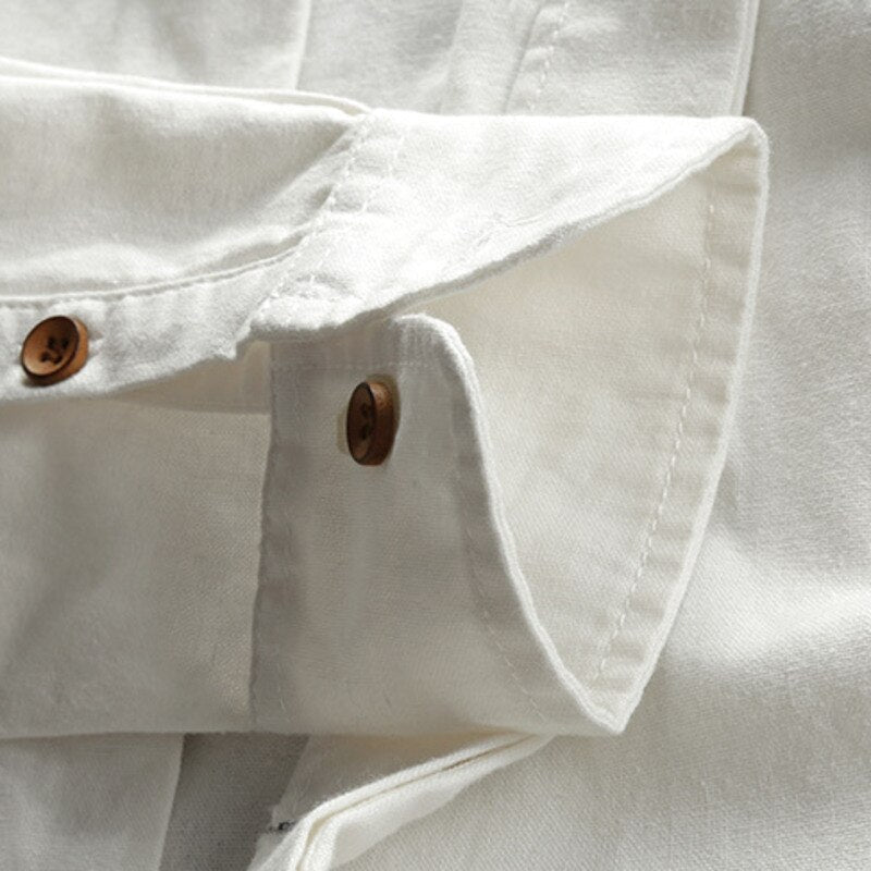 Ole | Stand Collar Button-Front Shirt for Men