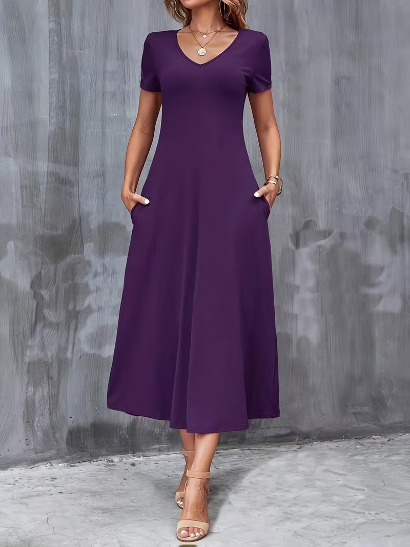 Serenity | Elegant Midi Dress for Women 0