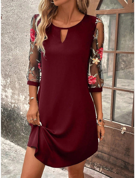 Sharina™ | Charming Floral Summer Dress 0