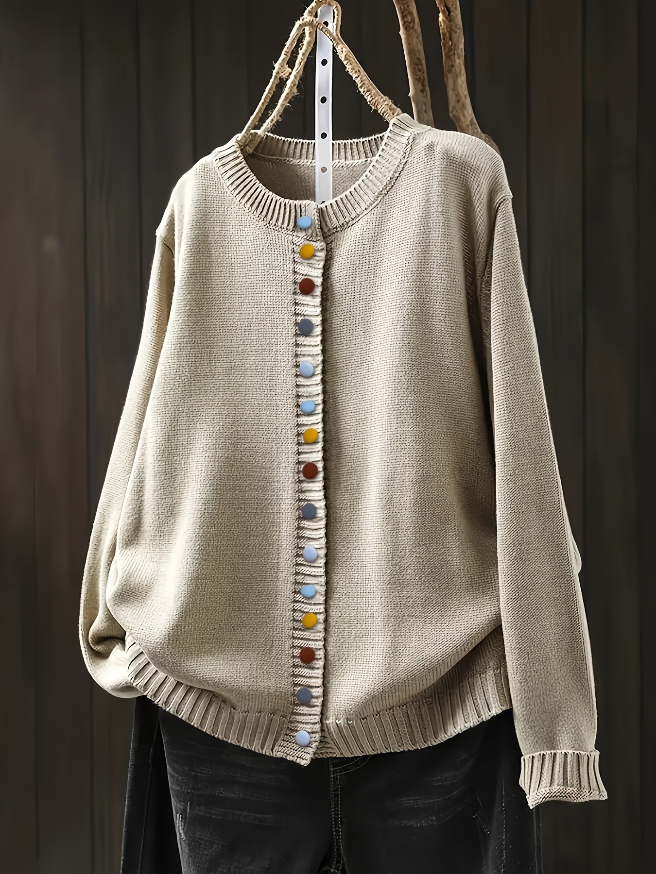 Elizabeth | Women's Long Cardigan Sweater with Buttons