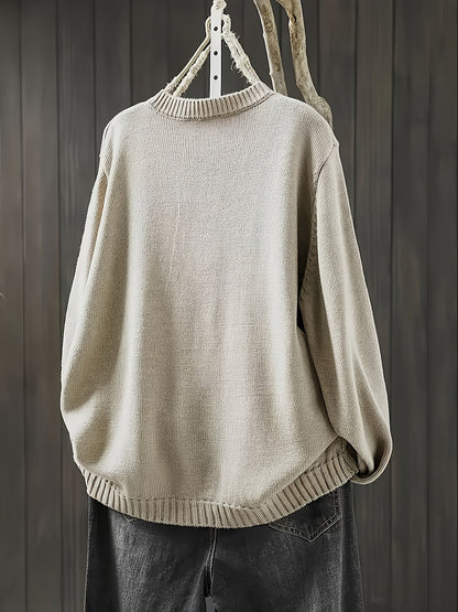 Elizabeth | Women's Long Cardigan Sweater with Buttons