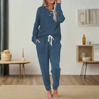 Solari | Women's Two Piece Lounge Set with Pockets