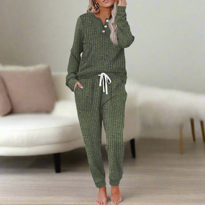Solari | Women's Two Piece Lounge Set with Pockets