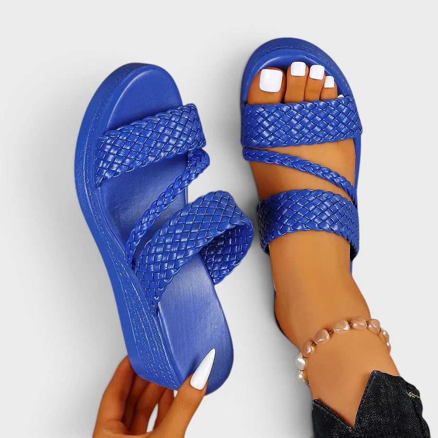 Sophia | Black Platform Sandals for Women 4