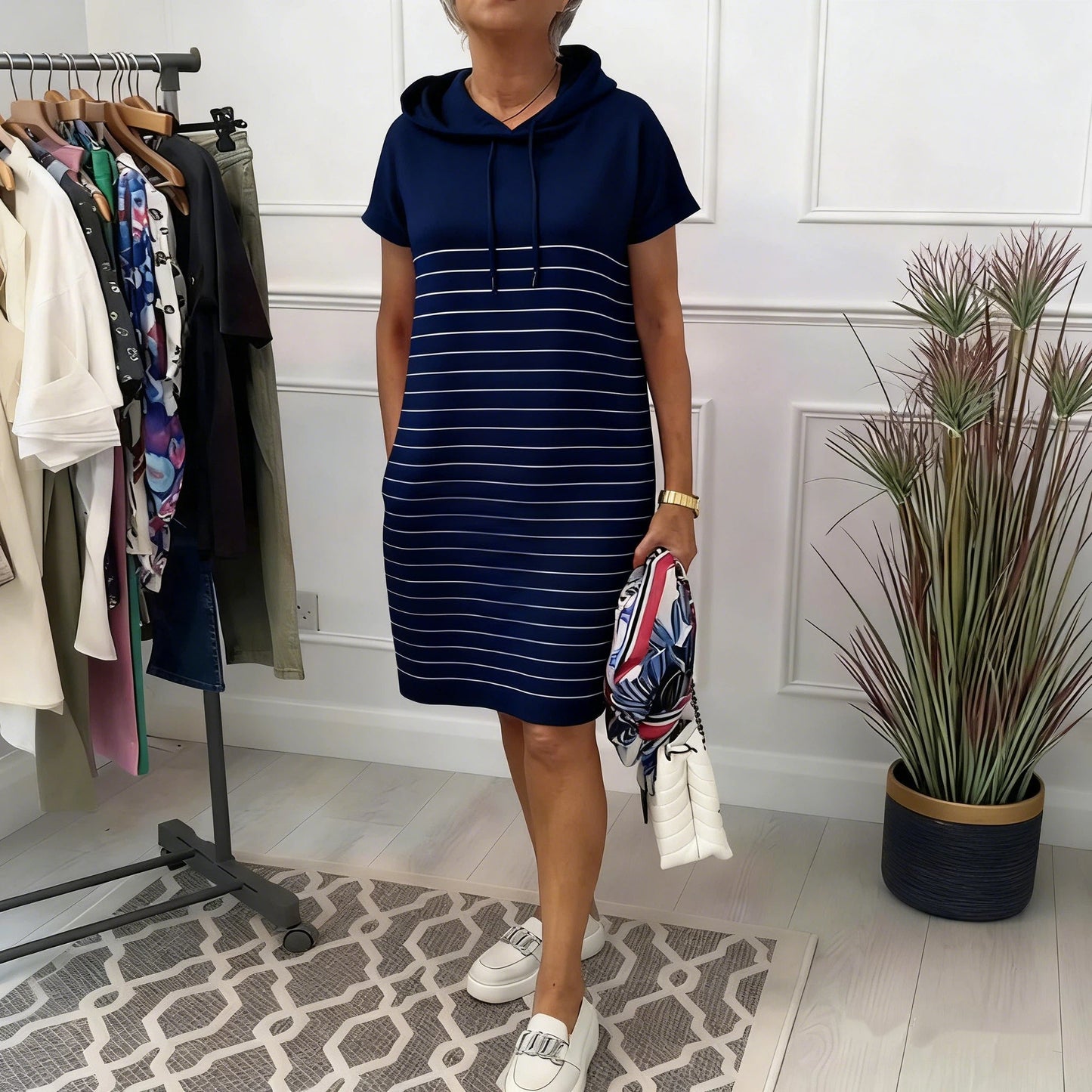 Sophia | Chic Hooded Dress 3