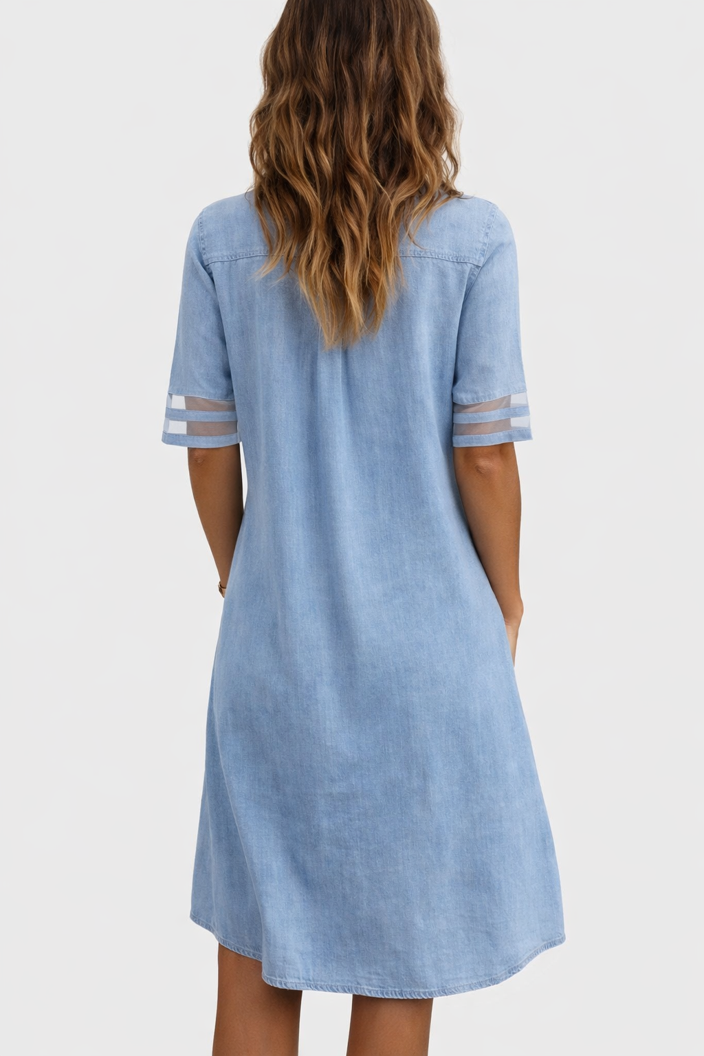 Sophia | Denim Midi Dress for Women 1