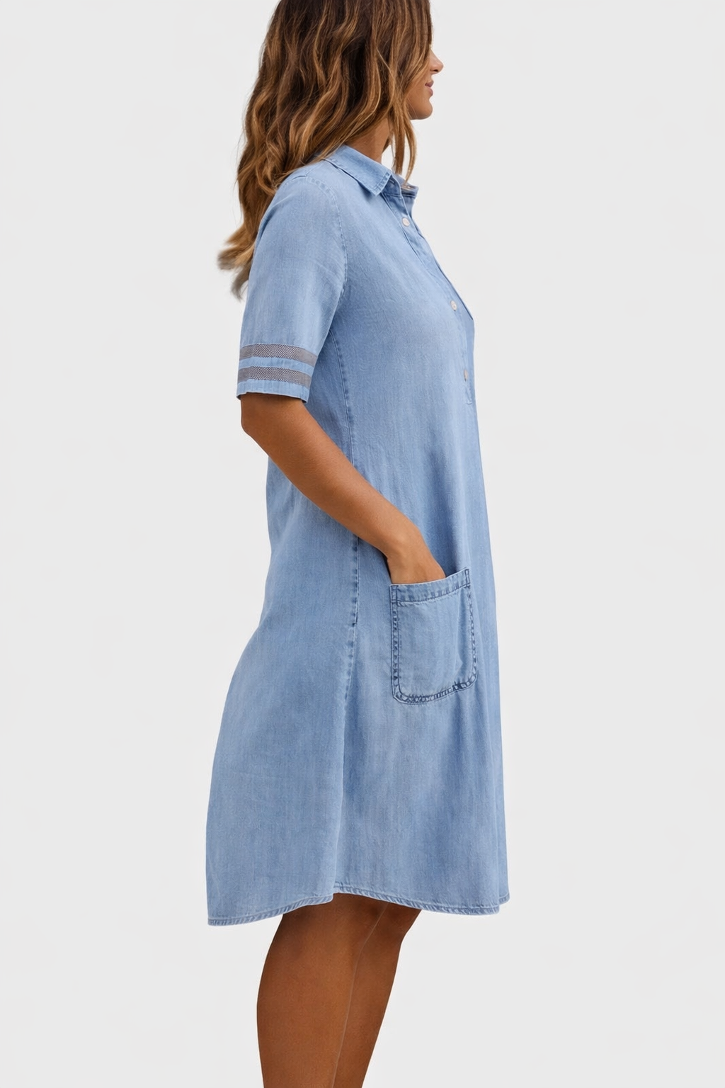 Sophia | Denim Midi Dress for Women 2
