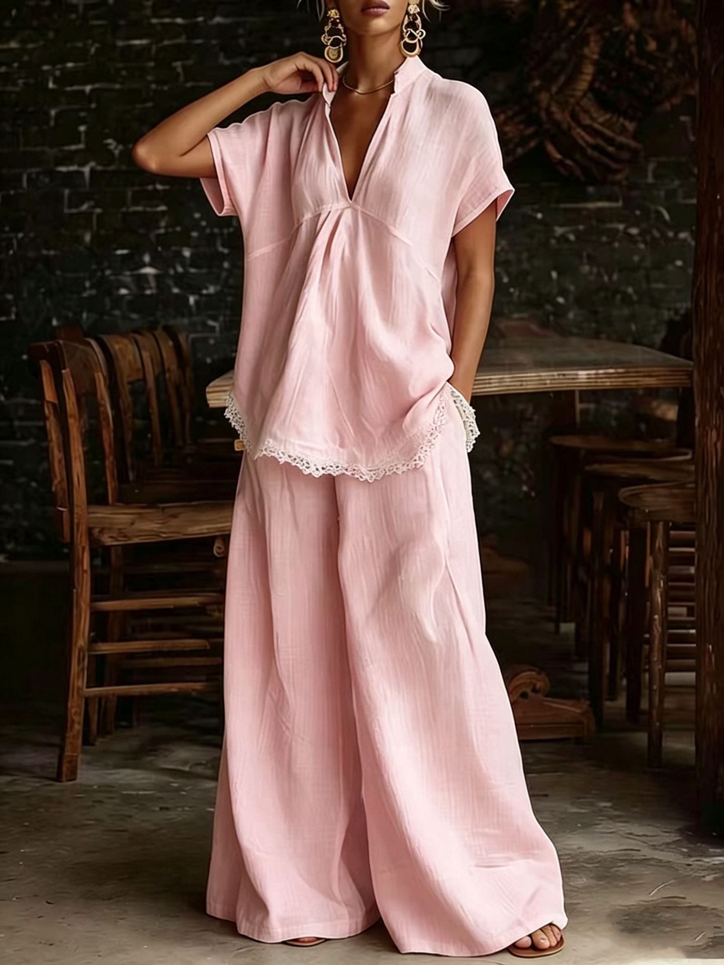 Sophia | Elegant Linen Set 1