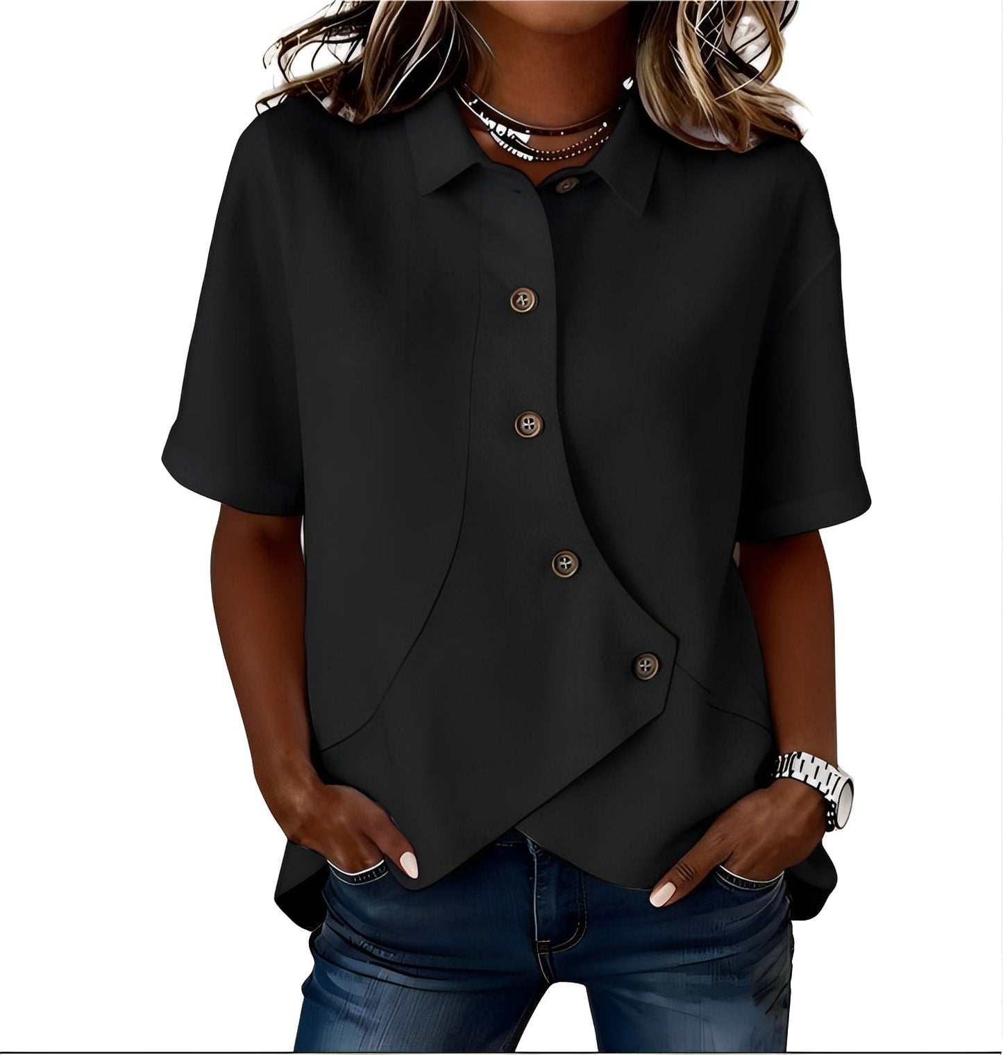 Sophia | Elegant White Blouse for Women 9