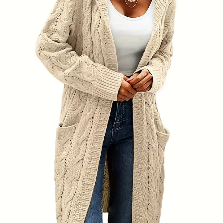 Sophia | Long Sleeve Cozy Hooded Cardigan