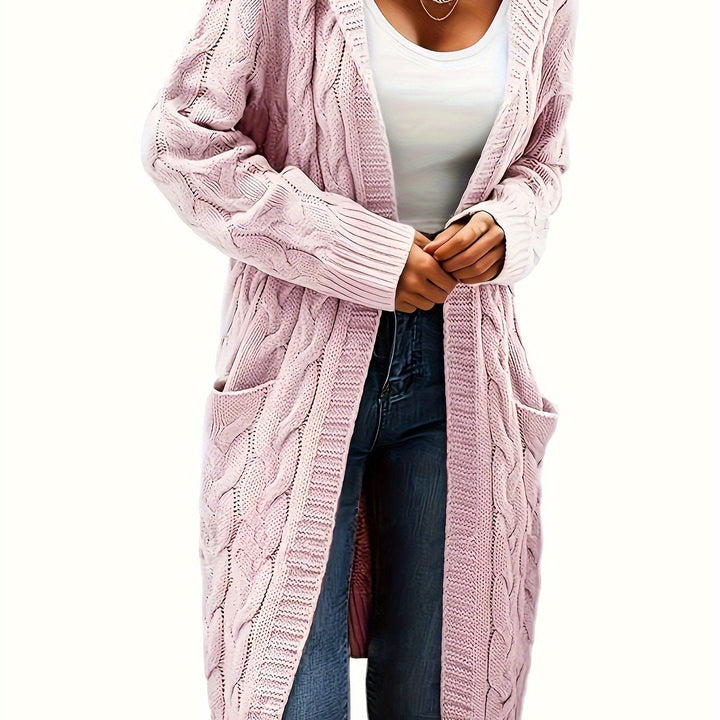Sophia | Long Sleeve Cozy Hooded Cardigan