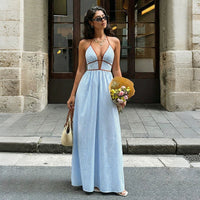 Kylie | Women's Long Dress Elegant V-Neck – Cocktail Party