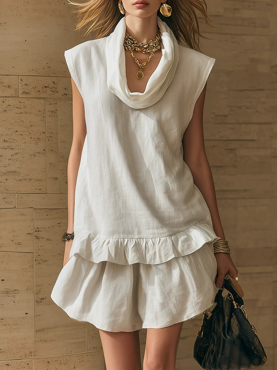 Sophia | White Mini Dress 2