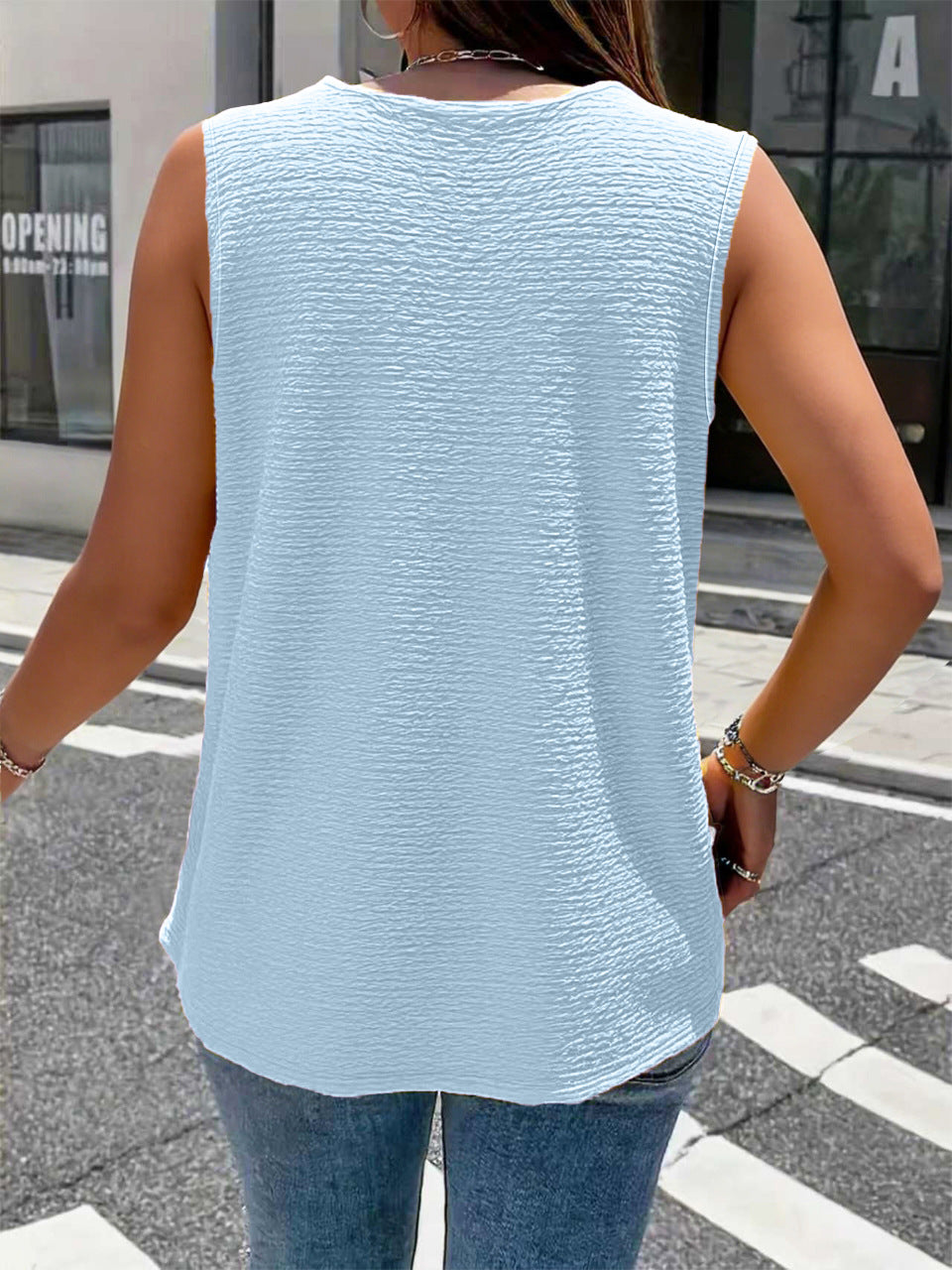 Sophia | White Tank Top for Women 6