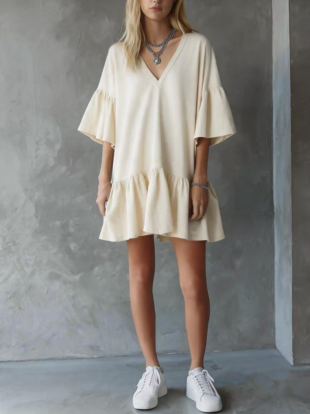 Sophia | White Wedding Guest Dress 4