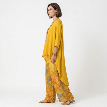 Sophia | Womens Tunic Tops with Asymmetrical Design 1