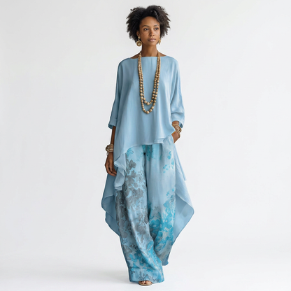 Sophia | Womens Tunic Tops with Asymmetrical Design 5