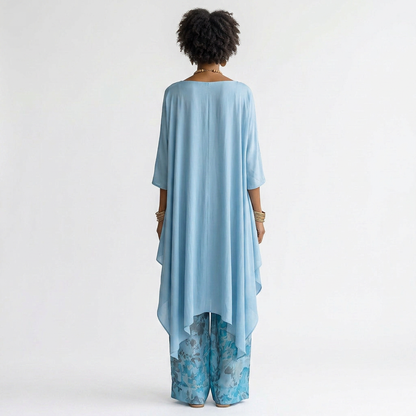 Sophia | Womens Tunic Tops with Asymmetrical Design 7