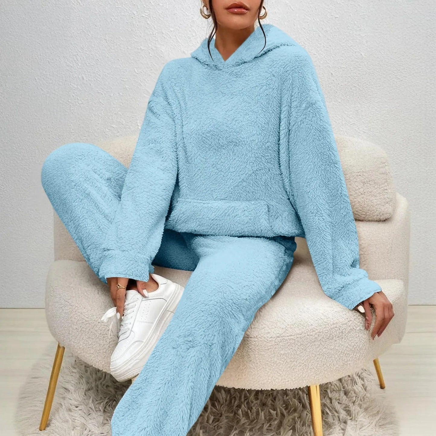 Cora | Women's Two Piece Lounge Set with Pockets