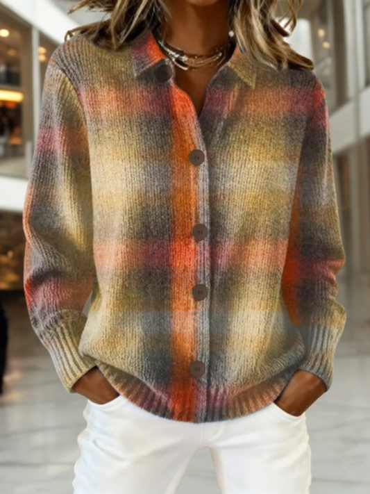 Sophie | Artisan Check Cardigan