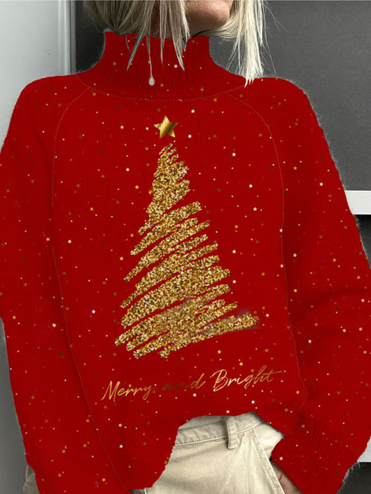 Sylvie™ | Glittering Christmas Tree Sweater