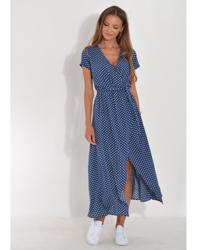 Talia™ | Stylish V-Neck Floral Dress 8