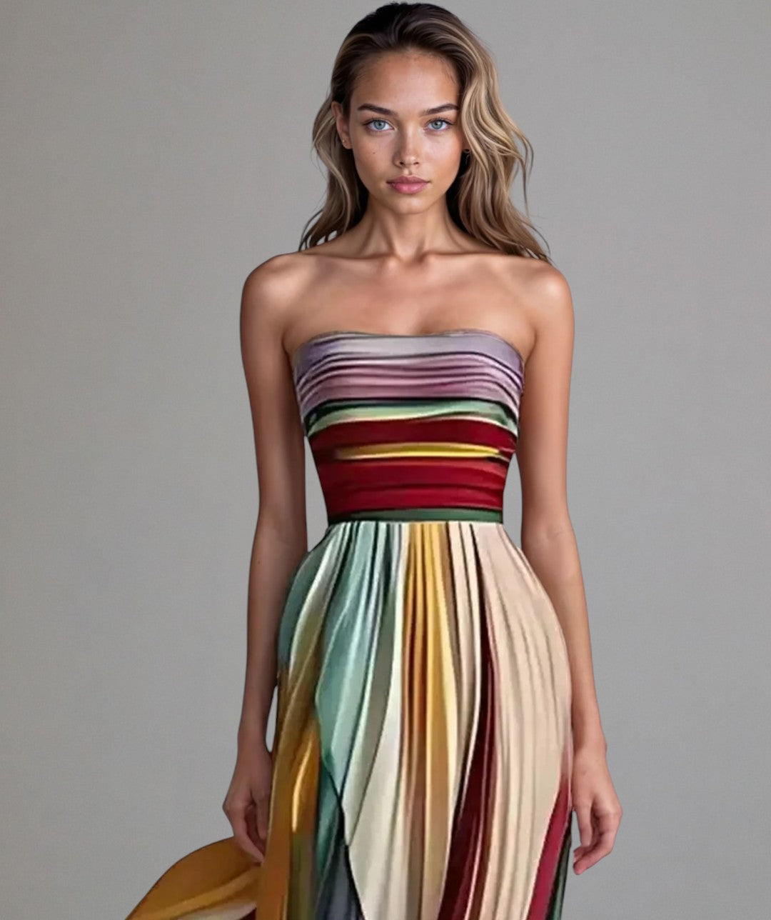 Talma™ | Effortless Strapless A-Line Dress 1